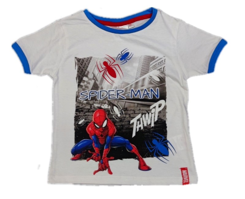 Spiderman T-Shirt Weiß "Thwip"